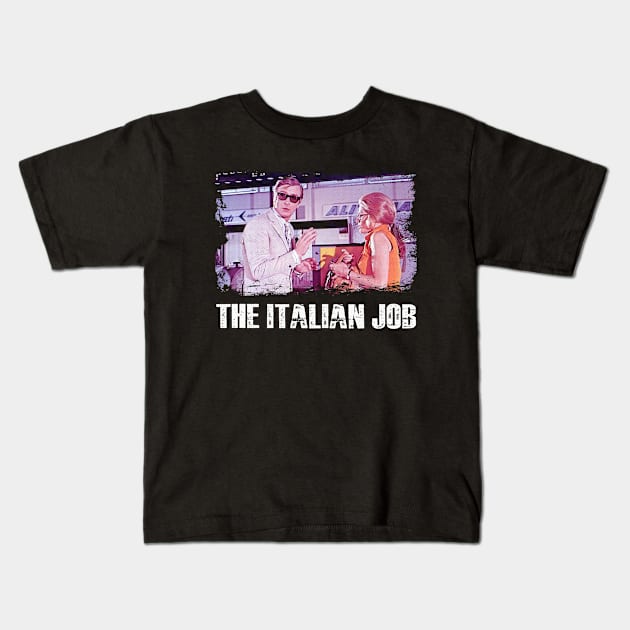 Getaway in Style The Italian-Inspired Tees for Heist Movie Enthusiasts Kids T-Shirt by NinaMcconnell